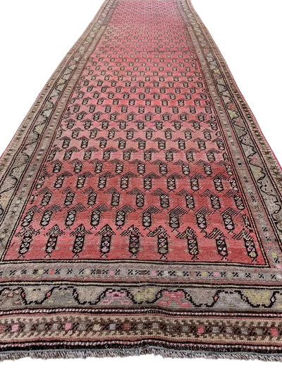 Antique Armenian Karabakh Wool Runner – 3’3” x 12’8” – Hand-Knotted by Rugistan - product image 2 for Resin Society
