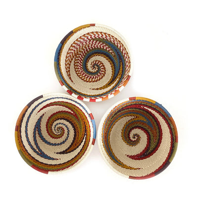 Zulu Wire Basket Bowl - Copper + Sand, Small by Mbare Ltd - product image 3 for Resin Society
