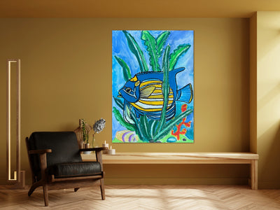 Blue Fish - Art Prints detail image - Resin Society