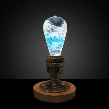 EP Light – Blue-Drop Resin LED Bulb