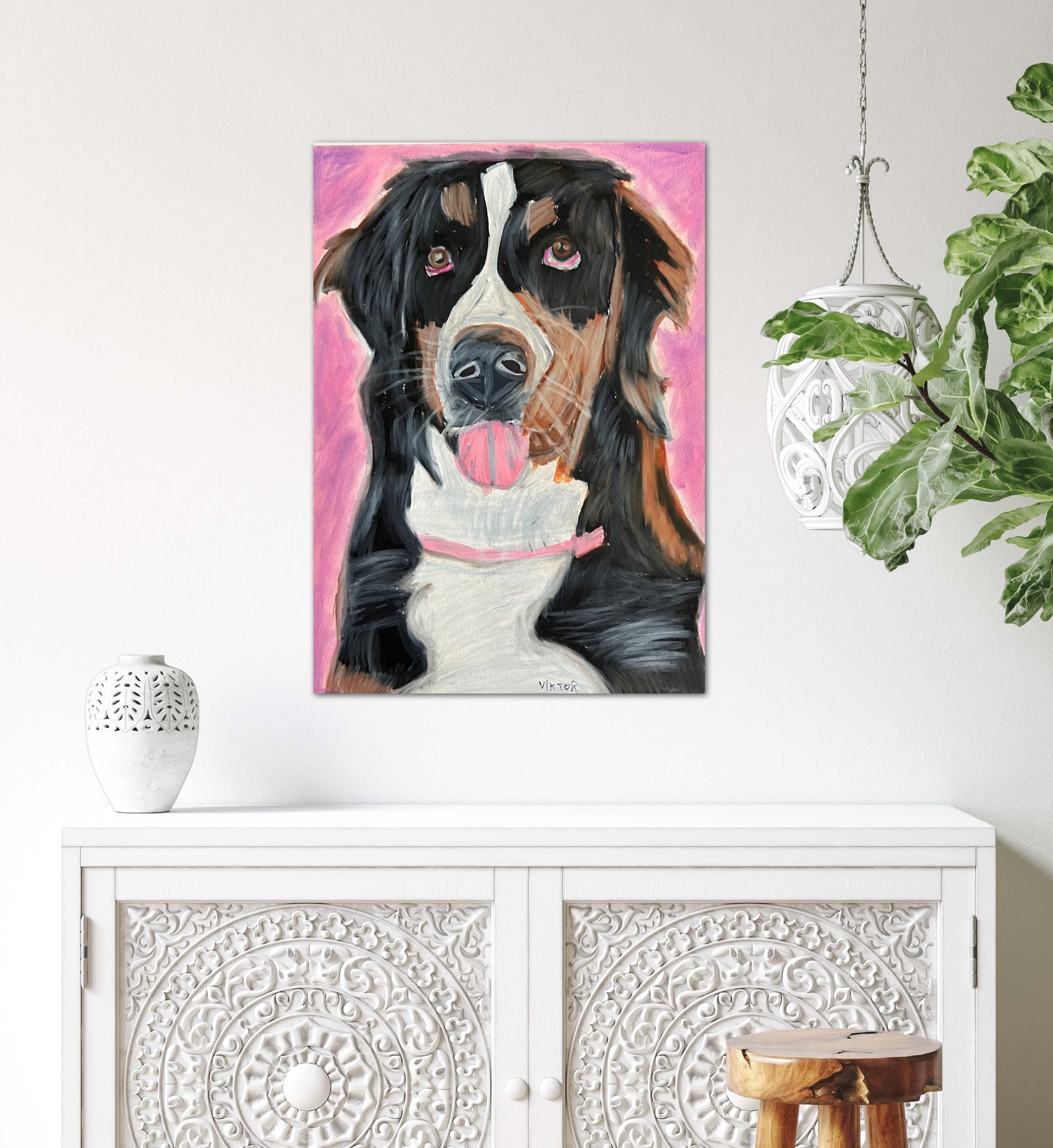 Bernese Dog - Art Prints detail image - Resin Society