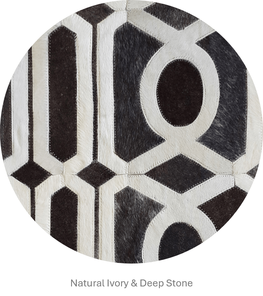 Big Trellis – Hair-On-Hide Large Area Rug by Homelosophy