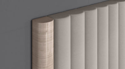 Waves Queen Bed detail image - Resin Society