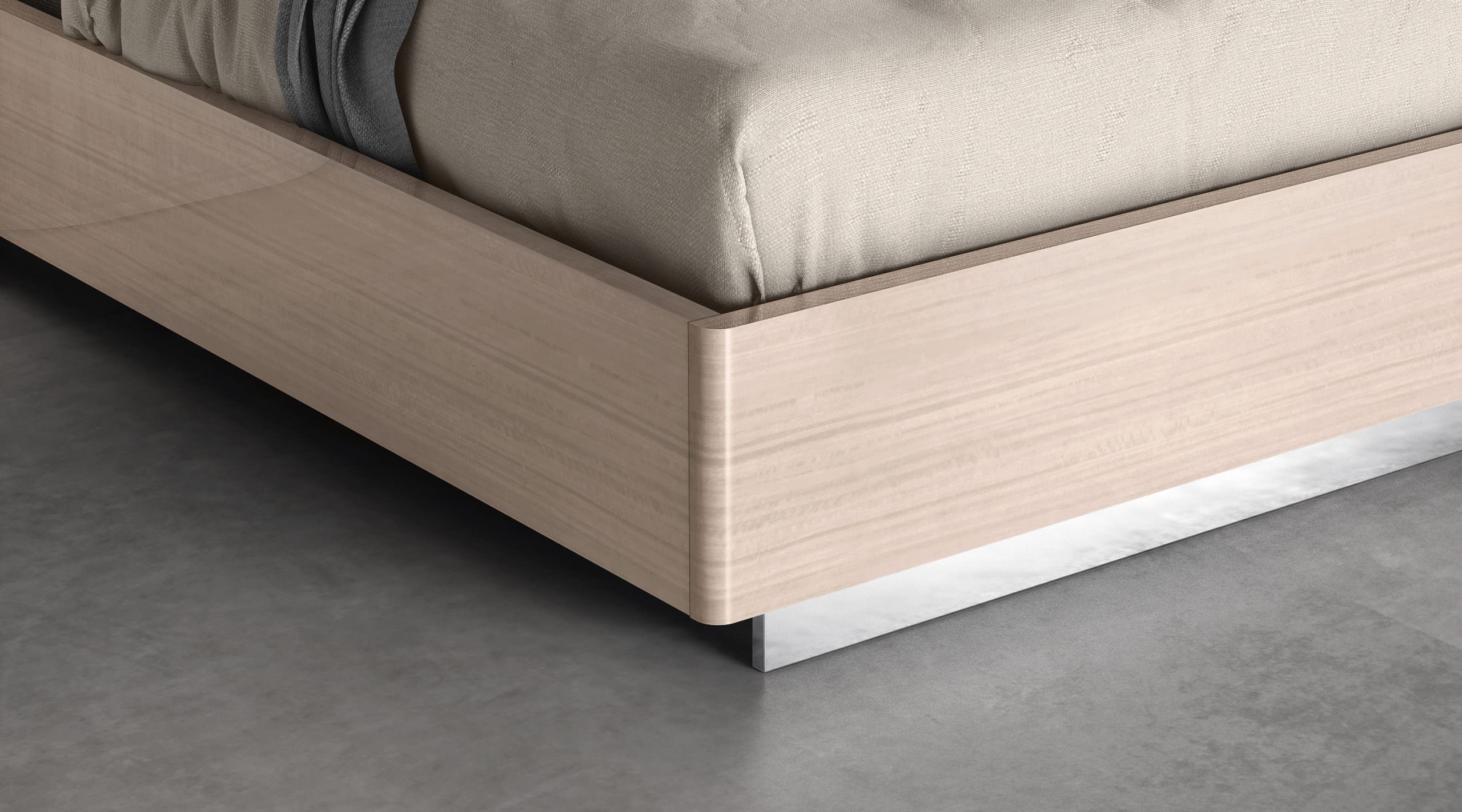 Waves Queen Bed detail image - Resin Society