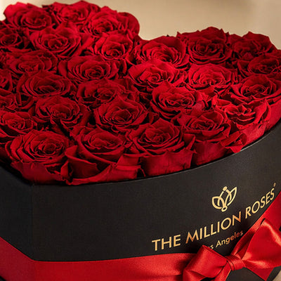 Heart Black Box | Red Roses