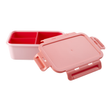 Large Square Lunchbox with 3 Inserts - Pink Print by Rice By Rice - main product image for Resin Society