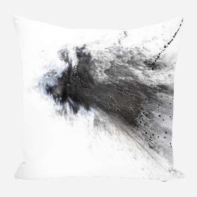 Black and Gray IV Pillow by John Beard Collection - main product image for Resin Society