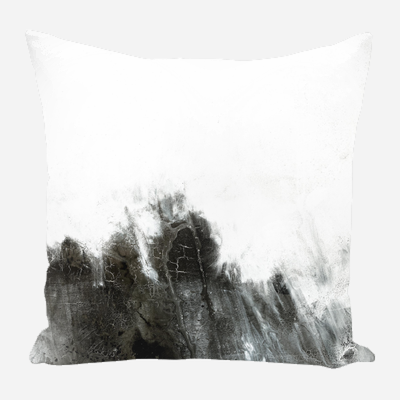 Black and Gray I Pillow by John Beard Collection - main product image for Resin Society
