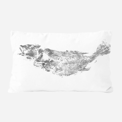 Black and White Gills Pillow by John Beard Collection - main product image for Resin Society