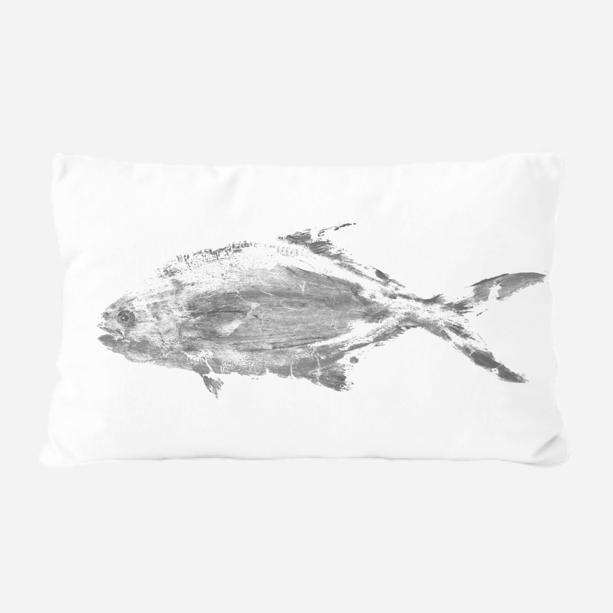 Black and White Pompano Pillow by John Beard Collection - main product image for Resin Society