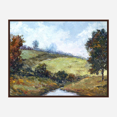 Babbling Brooke Artist Enhanced Canvas Print by John Beard Collection - product image 6 for Resin Society