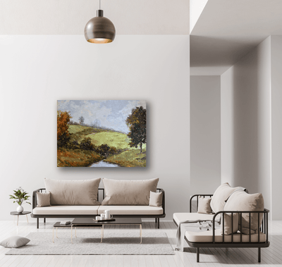 Babbling Brooke Original by John Beard, 36x48 by John Beard Collection - product image 3 for Resin Society