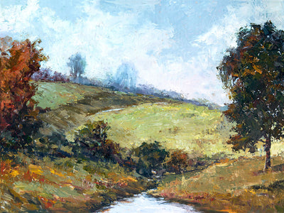 Babbling Brooke Original by John Beard, 36x48 by John Beard Collection - main product image for Resin Society