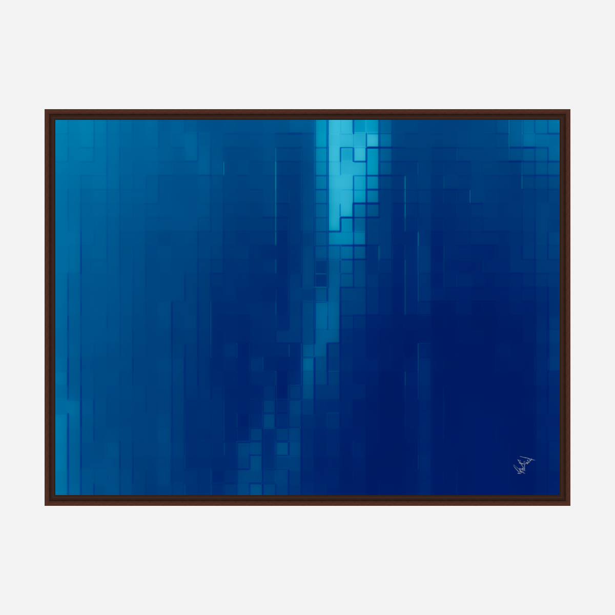 Baltic Blue Artist Enhanced Canvas Print by John Beard Collection - product image 6 for Resin Society