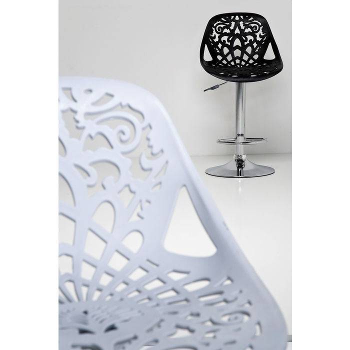 Bar Stool Ornament White