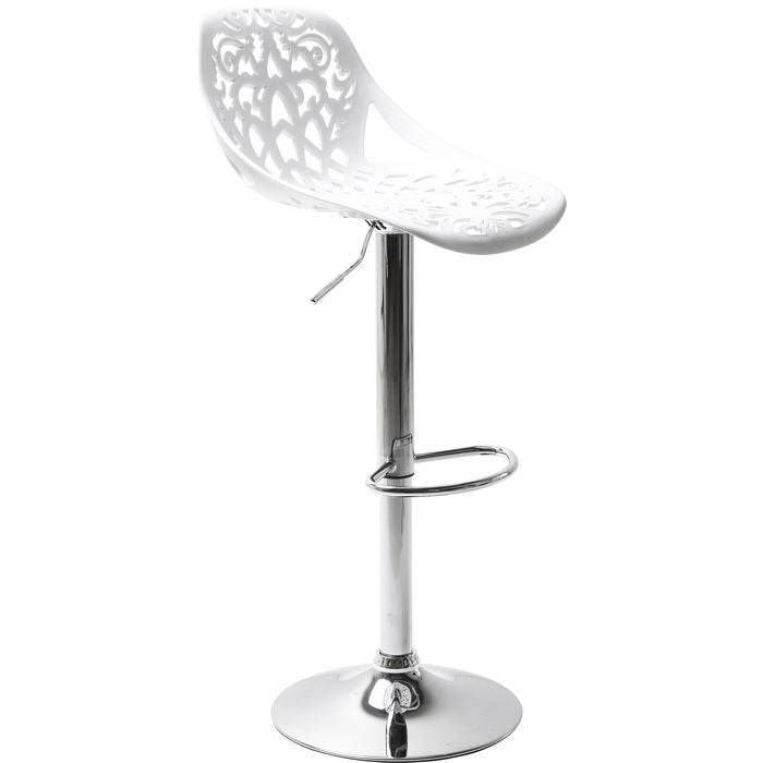 Bar Stool Ornament White