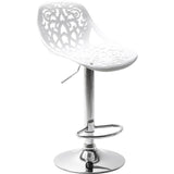Bar Stool Ornament White