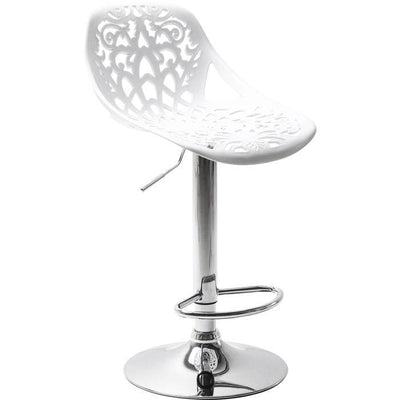 Bar Stool Ornament White
