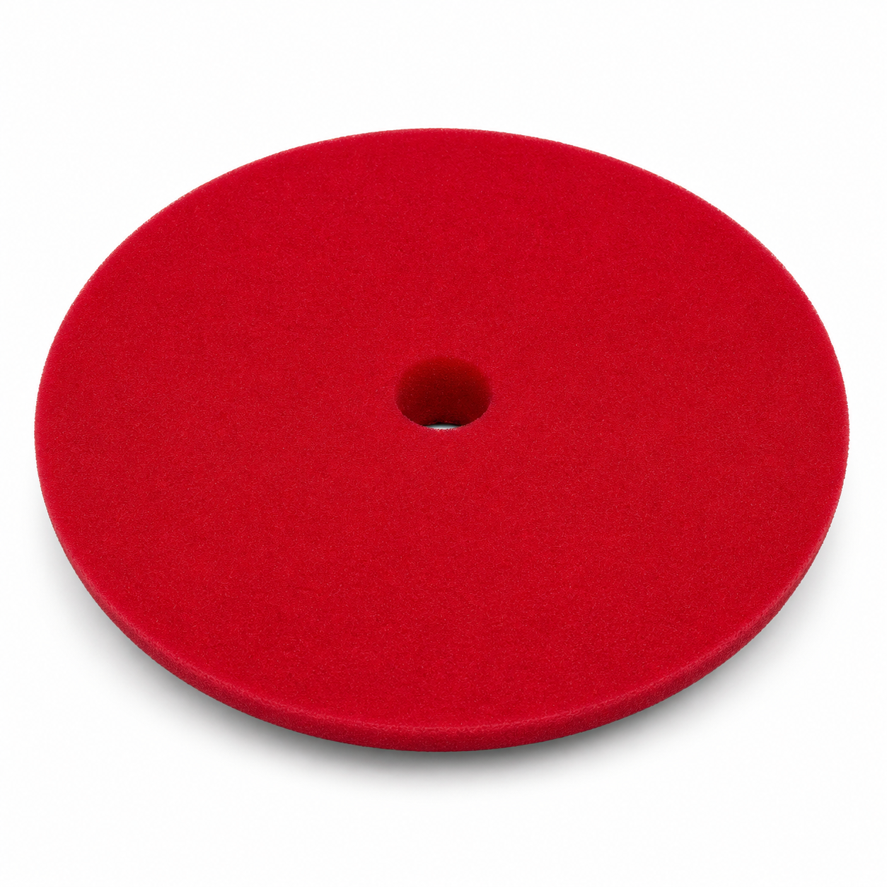 Barjack Ultra Finishing Red foam pad front and side views