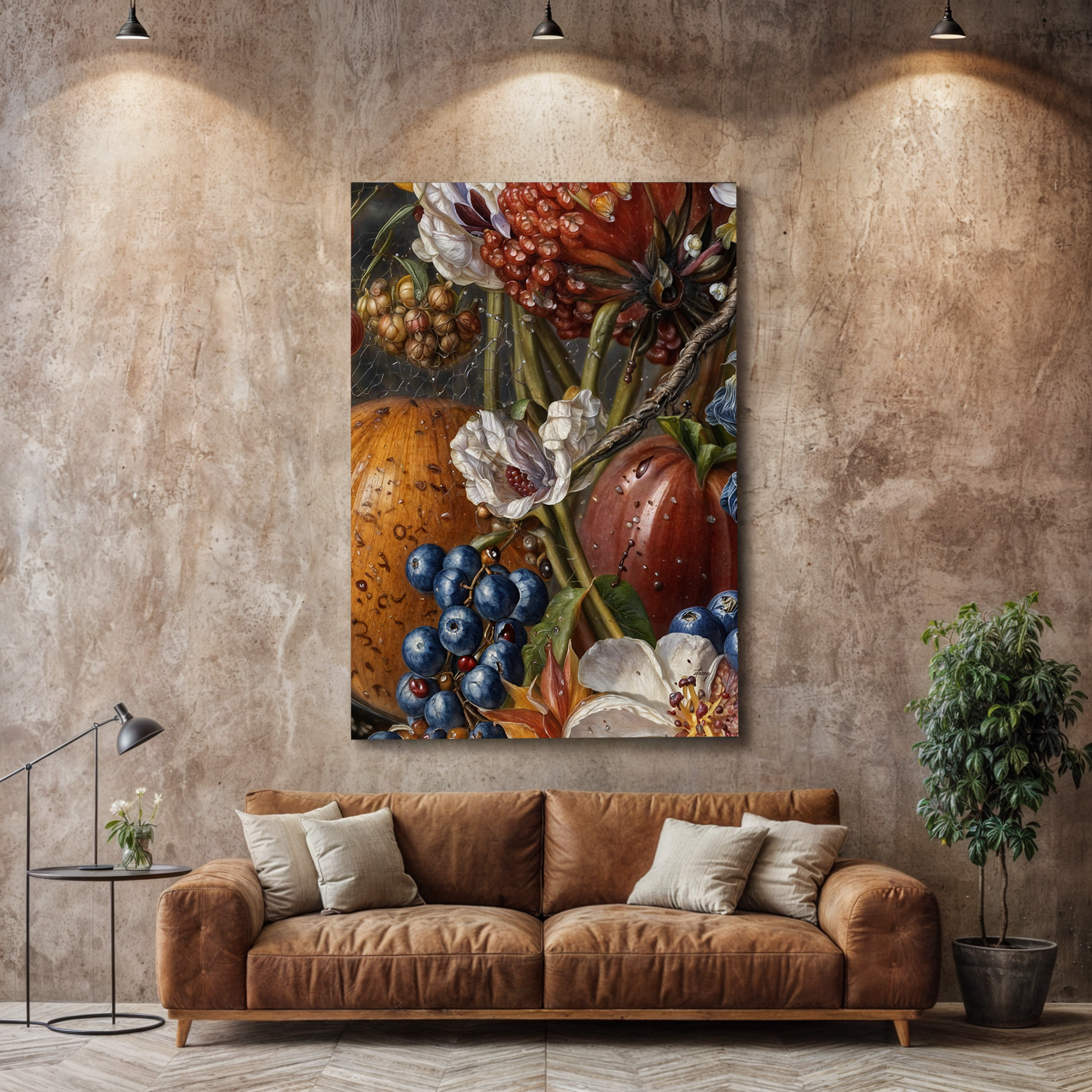 Canvas Print: "Baroque Bounty II" by Tailored Canvases - product image 3 for Resin Society