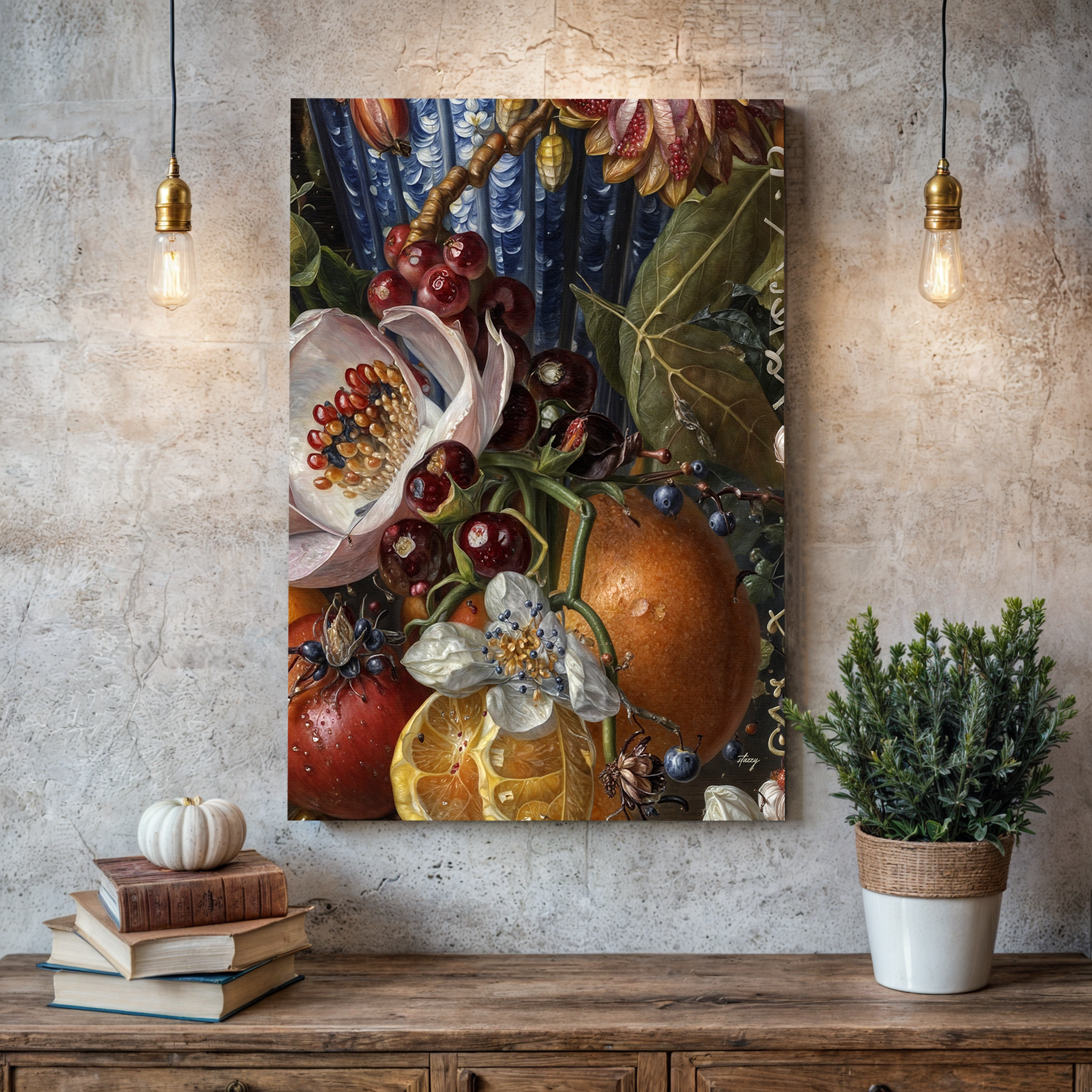 Canvas Print: "Baroque Bounty III" by Tailored Canvases - product image 2 for Resin Society
