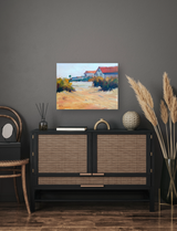 Beach Access Artist Enhanced Canvas Print by John Beard Collection - product image 3 for Resin Society