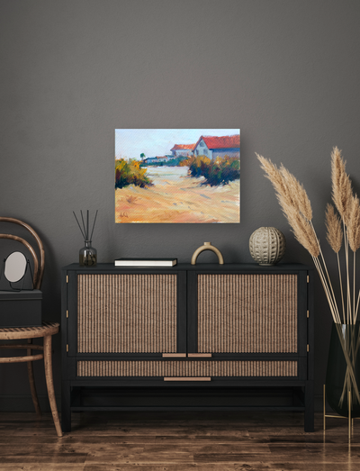 Beach Access Artist Enhanced Canvas Print by John Beard Collection - product image 3 for Resin Society