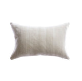 Beige Herringbone Lumbar Pillow by Homelosophy
