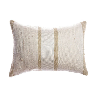 Natural Striped Linen Pillow by Homelosophy