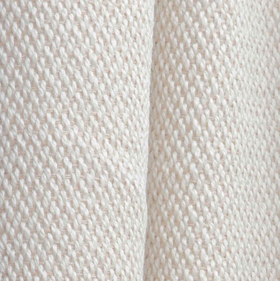Melange Ivory Luxury Throw Blanket by Homelosophy