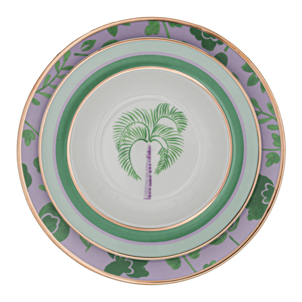 Bernadette Palm Soup Bowl - Set of 4 (+1 Bonus Bowl) by Ro'Table - product image 2 for Resin Society
