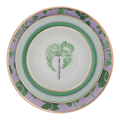 Bernadette Palm Soup Bowl - Set of 4 (+1 Bonus Bowl) by Ro'Table - product image 2 for Resin Society