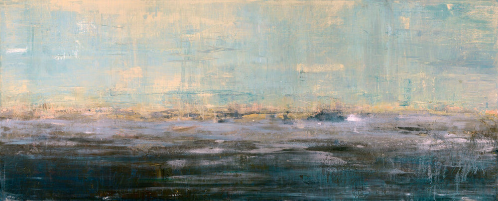 Beyond the Shore Artist Enhanced Canvas Print by John Beard Collection - main product image for Resin Society