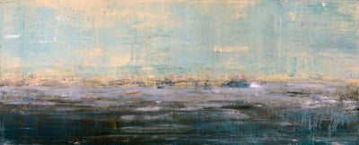 Beyond the Shore Artist Enhanced Canvas Print by John Beard Collection - main product image for Resin Society