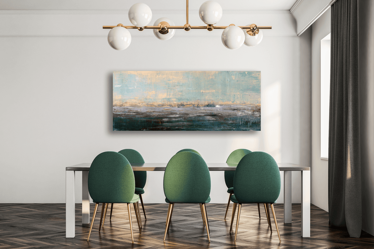 Beyond the Shore Artist Enhanced Canvas Print by John Beard Collection - product image 4 for Resin Society
