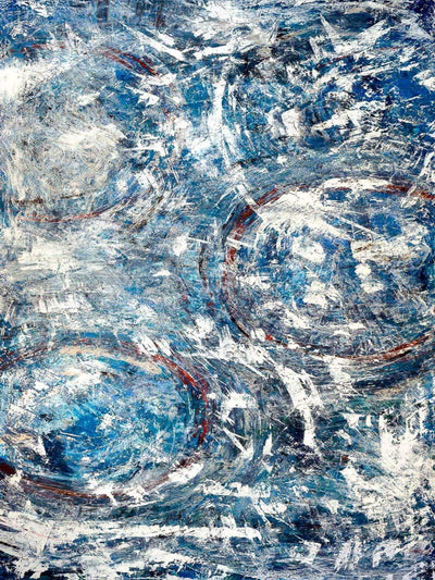 Big Blue Artist Enhanced Canvas Print by John Beard Collection - main product image for Resin Society