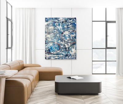 Big Blue Artist Enhanced Canvas Print by John Beard Collection - product image 2 for Resin Society
