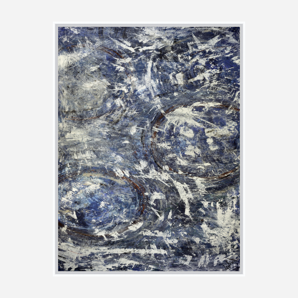 Big Blue Artist Enhanced Canvas Print by John Beard Collection - product image 6 for Resin Society