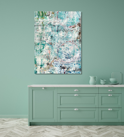Big Green Artist Enhanced Canvas Print by John Beard Collection - product image 3 for Resin Society