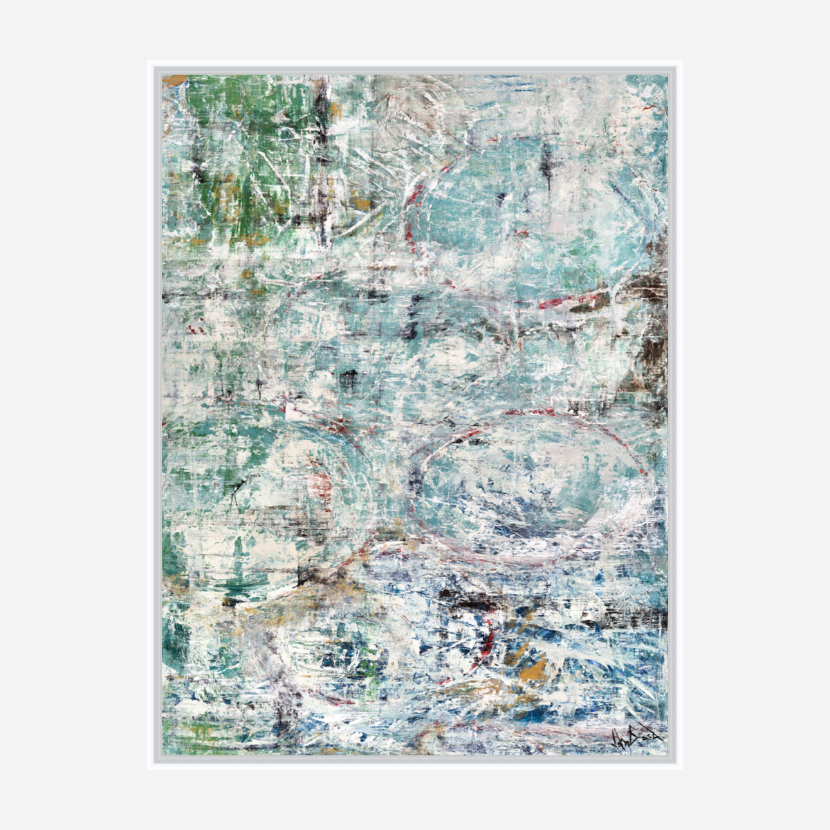 Big Green Artist Enhanced Canvas Print by John Beard Collection - product image 7 for Resin Society