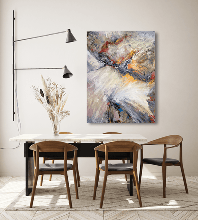 Bird in Flight 36x48 Artist Enhanced Canvas Print