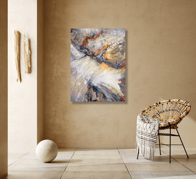 Bird in Flight Artist Enhanced Canvas Print (30x40GW)