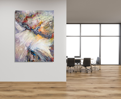 Bird in Flight Artist Enhanced Canvas Print (30x40GW)