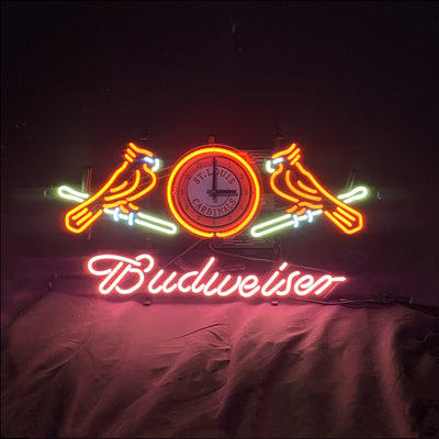St. Louis Cardinals with Budweiser Neon Signs Light by Neon Signs Land - product image 3 for Resin Society