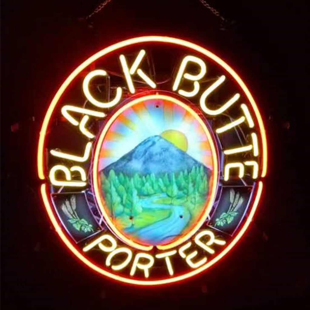 Black Butte Porter Neon Light Sign by Neon Signs Land - main product image for Resin Society