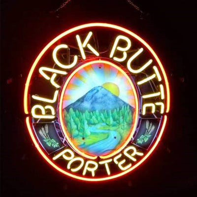 Black Butte Porter Neon Light Sign by Neon Signs Land - main product image for Resin Society