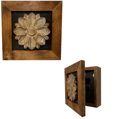 Wild Flower Hidden Gun Storage Wall Decor by Bellewood Designs - product image 8 for Resin Society