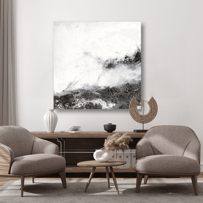 Black and Gray II Artist Enhanced Canvas Print by John Beard Collection - product image 2 for Resin Society
