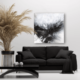 Black and Gray III Artist Enhanced Canvas Print by John Beard Collection - product image 3 for Resin Society