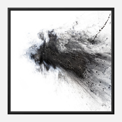 Black and Gray IV Artist Enhanced Canvas Print by John Beard Collection - product image 5 for Resin Society